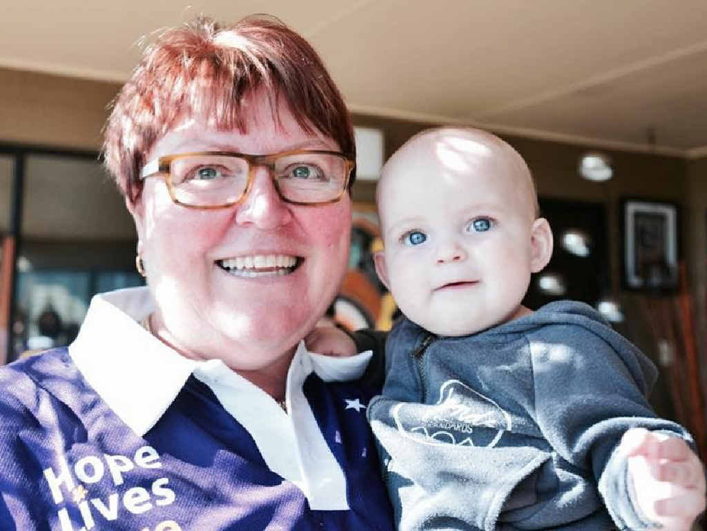 Kate Reilly, with her grandson William Rossow, will walk the Relay for Life next weekend. She lost her husband, and Willliam’s grandfather, Peter, last year. Kate Reilly, with her grandson William Rossow, will walk the Relay for Life next weekend. She lost her husband, and Willliam’s grandfather, Peter, last year.