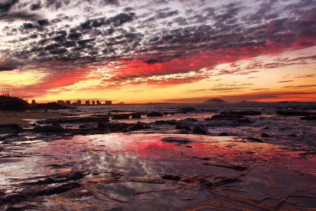 COVER IMAGE WINNER : Tamsyn Kirch Mooloolaba. Sunset Photo: John McCutcheon / Sunshine Coast Daily