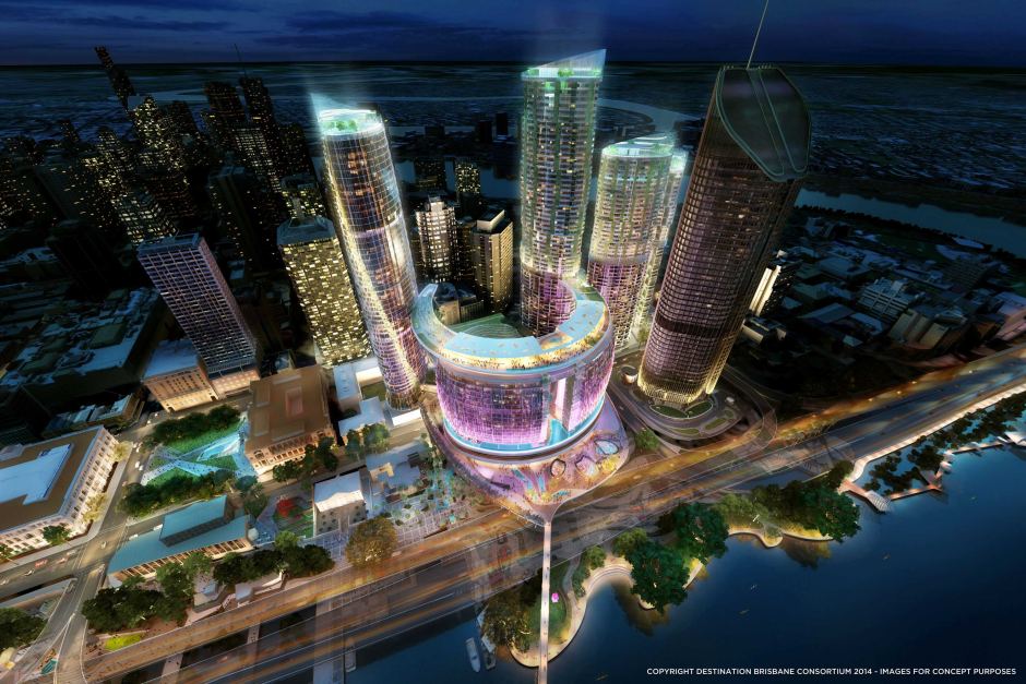 A concept image of what the Brisbane CBD transformation will look like. A concept image of what the Brisbane CBD transformation will look like.