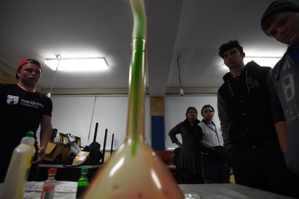 Casino High School students participate in the National Indeginous Science Education Program in partnership with Macquarie University. Photo Marc Stapelberg / The Northern Star