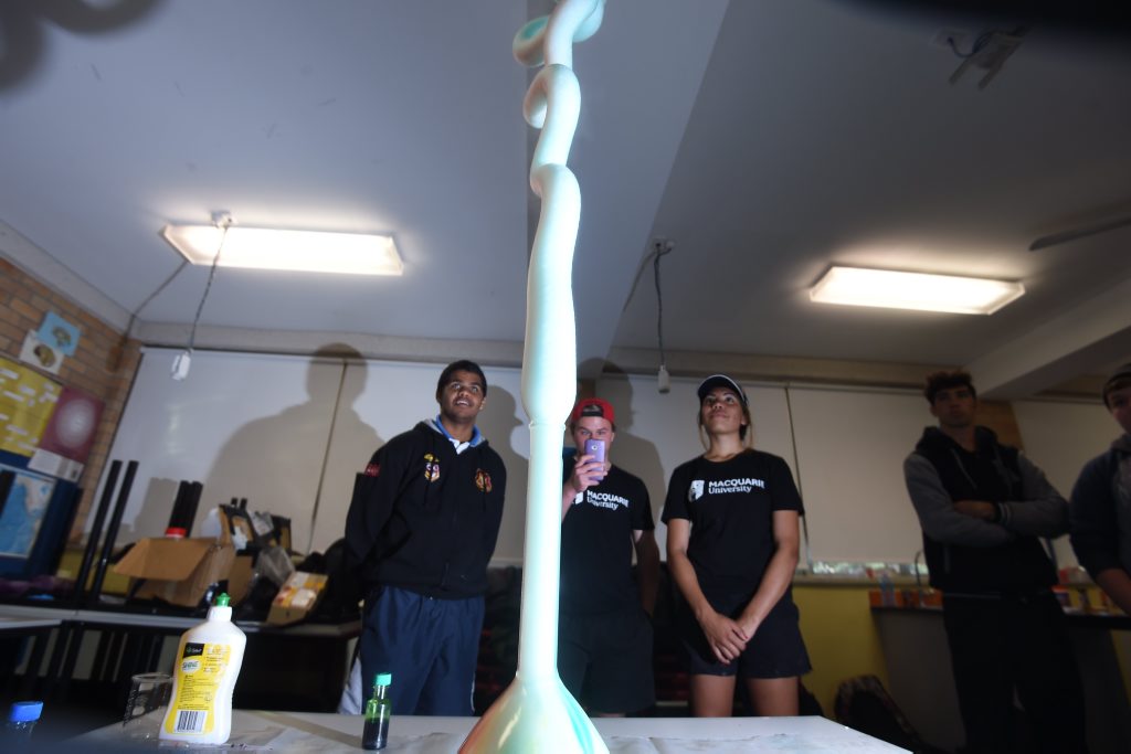 Casino High School students participate in the National Indeginous Science Education Program in partnership with Macquarie University. Photo Marc Stapelberg / The Northern Star