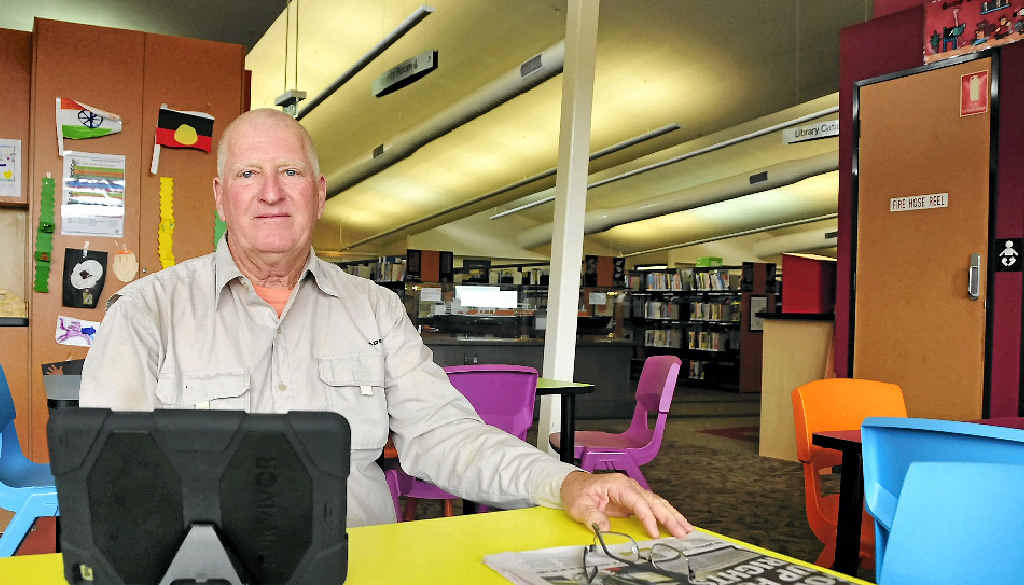 David Lucas likes reading books about Australia's early days. David Lucas likes reading books about Australia's early days.