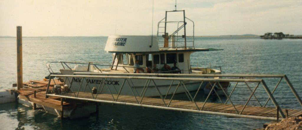 OUT WITH THE OLD: The Mergard family will spend $1 million building a new marina at 1770. OUT WITH THE OLD: The Mergard family will spend $1 million building a new marina at 1770.