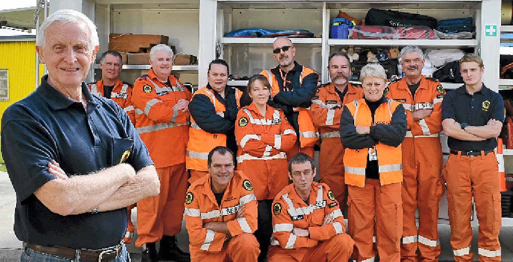 THEY DESERVE IT: Ballina SES deputy controller Charles Nicholson has called for a medal for 10 years’ service. THEY DESERVE IT: Ballina SES deputy controller Charles Nicholson has called for a medal for 10 years’ service.