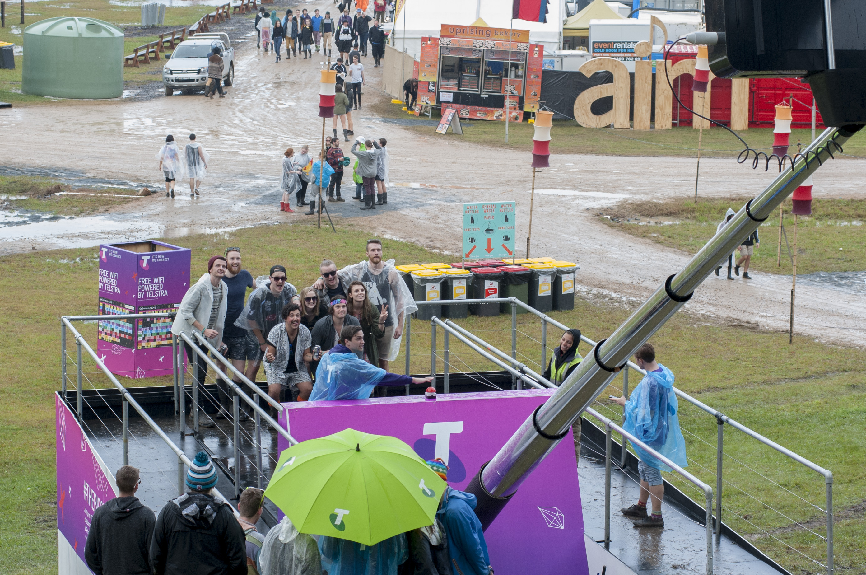 ATTRACTION: #TheBigSelfieStick is 10 metres high and features a built-in 50 ATTRACTION: #TheBigSelfieStick is 10 metres high and features a built-in 50