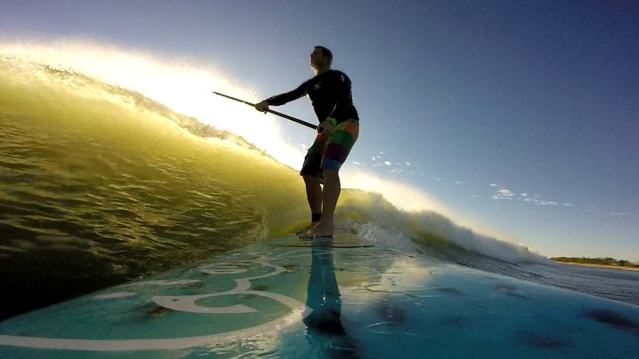 Josh Herbert is a keen stand up paddle boarder. 