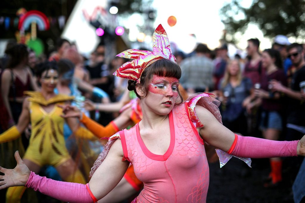 Hippie dancer at the teepee forest, Splendour in the Grass 2015. Hippie dancer at the teepee forest, Splendour in the Grass 2015.