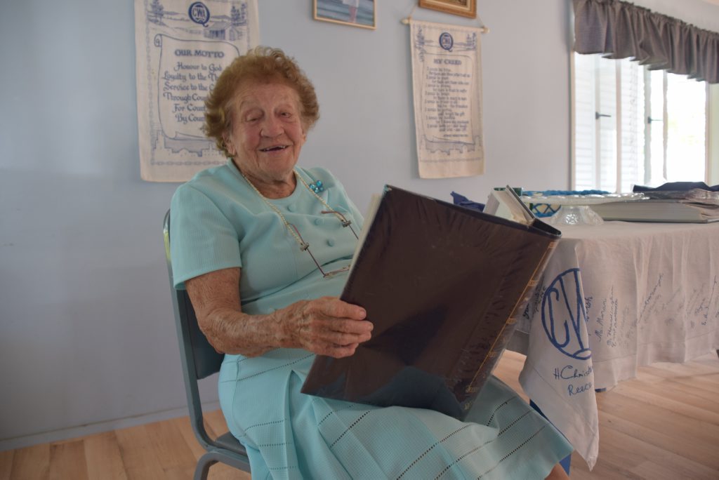 Calliope CWA's oldest member Jean Bradley OAM will be 95 this year. Calliope CWA's oldest member Jean Bradley OAM will be 95 this year.