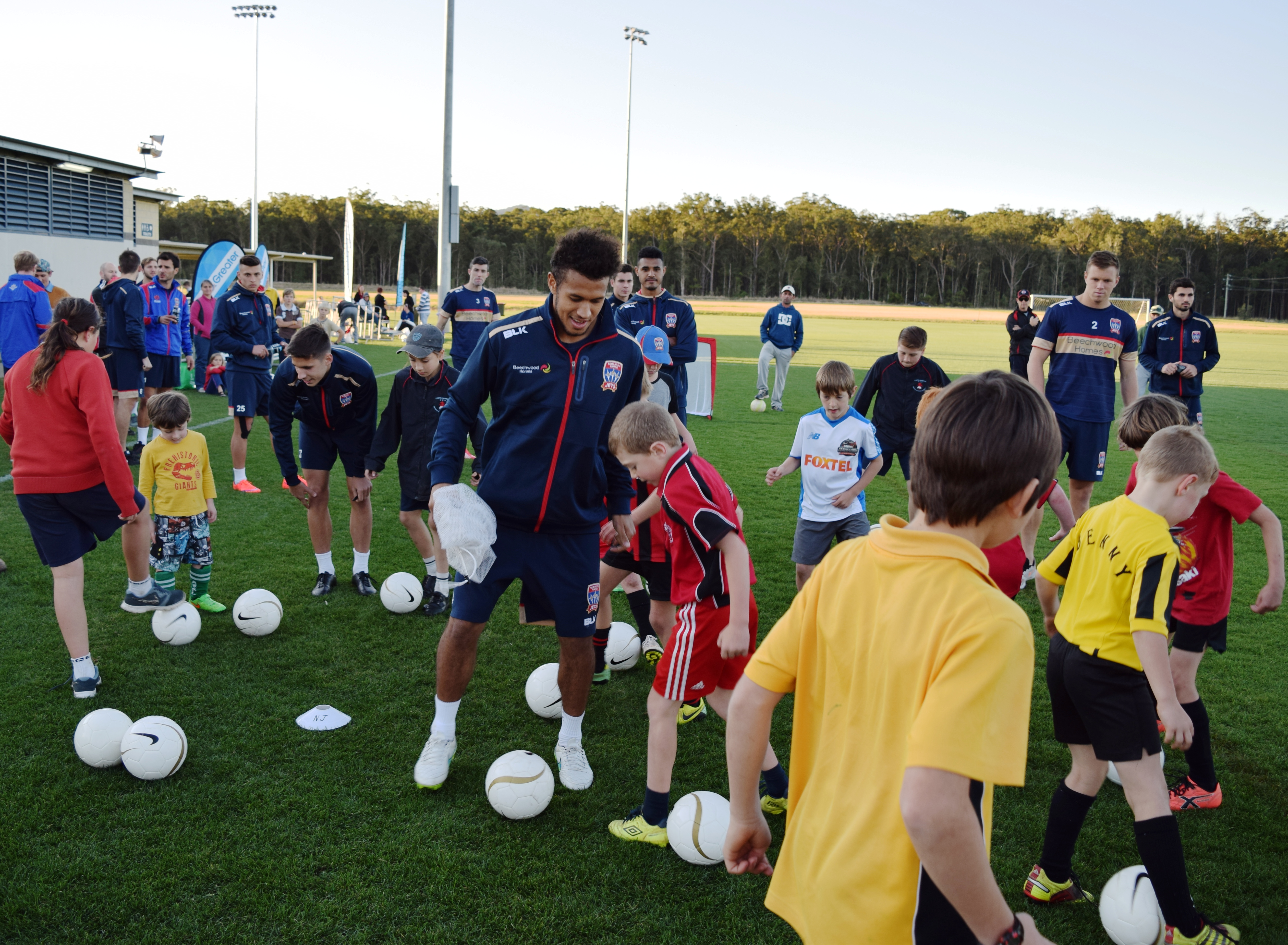 The Newcastle Jets train in Coffs Harbour today.
Tickets are on sale to the Western Sydney Wanderers v Central Coast Mariners A-League match in Coffs Harbour on August 7. Go to coffsharbour.nsw.gov.au The Newcastle Jets train in Coffs Harbour today.
Tickets are on sale to the Western Sydney Wanderers v Central Coast Mariners A-League match in Coffs Harbour on August 7. Go to coffsharbour.nsw.gov.au