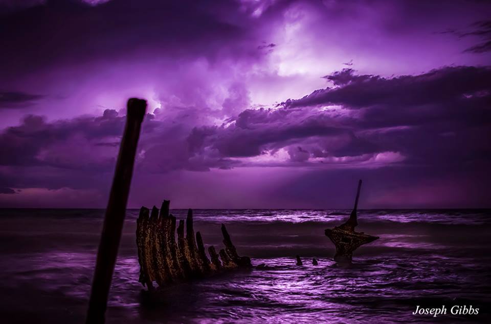 SS Dicky during storms by Joseph Gibbs. SS Dicky during storms by Joseph Gibbs.