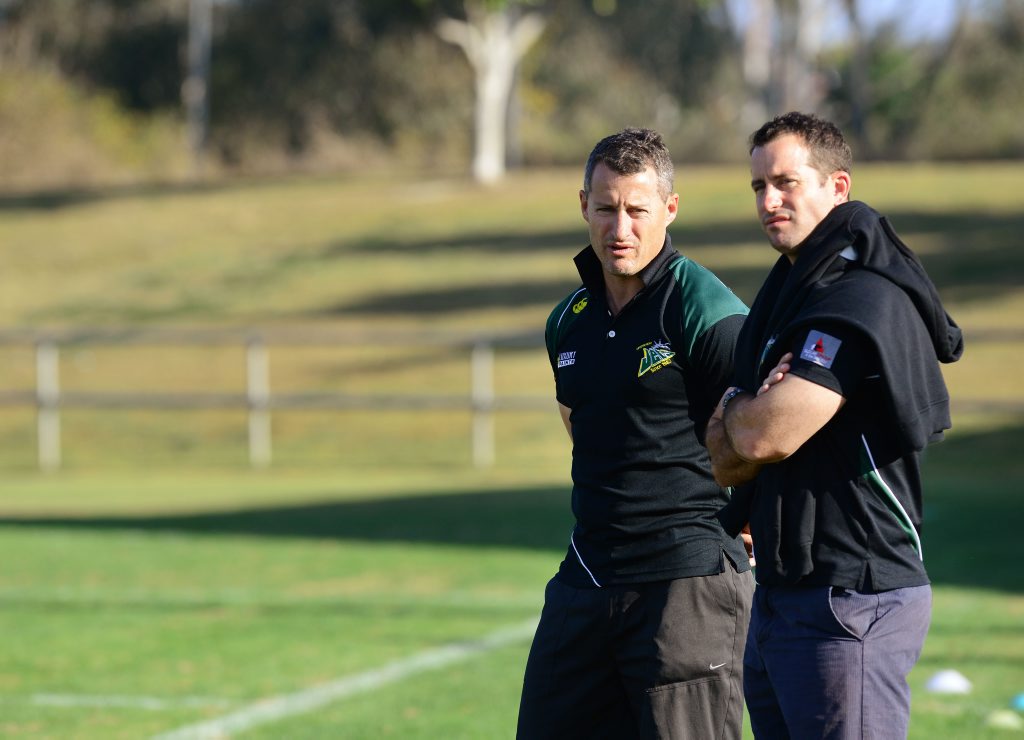 Ipswich Jets rugby league team coaches Ben and Shane Walker. Photo: David Nielsen / The Queensland Times Ipswich Jets rugby league team coaches Ben and Shane Walker. Photo: David Nielsen / The Queensland Times