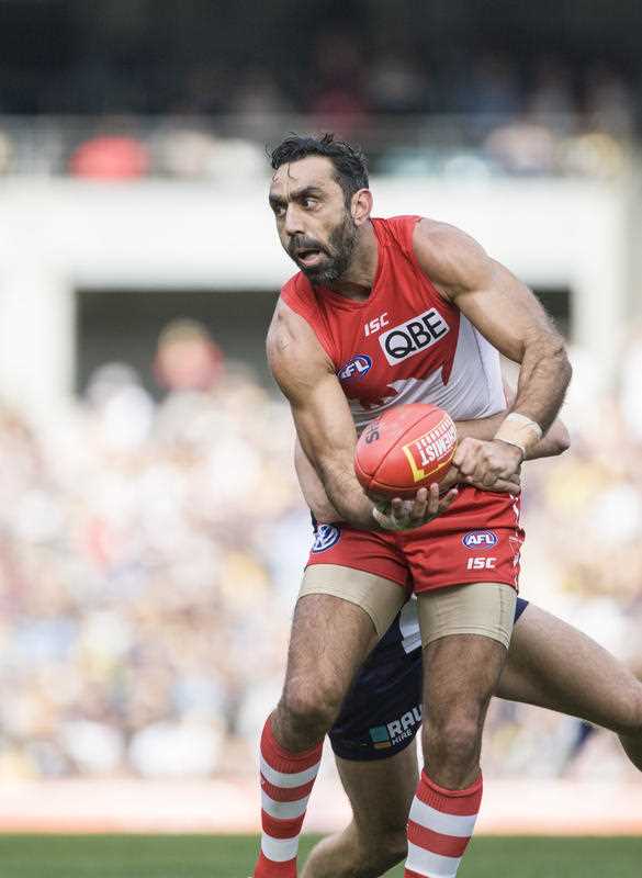 Adam Goodes being the real racist here. Adam Goodes being the real racist here.
