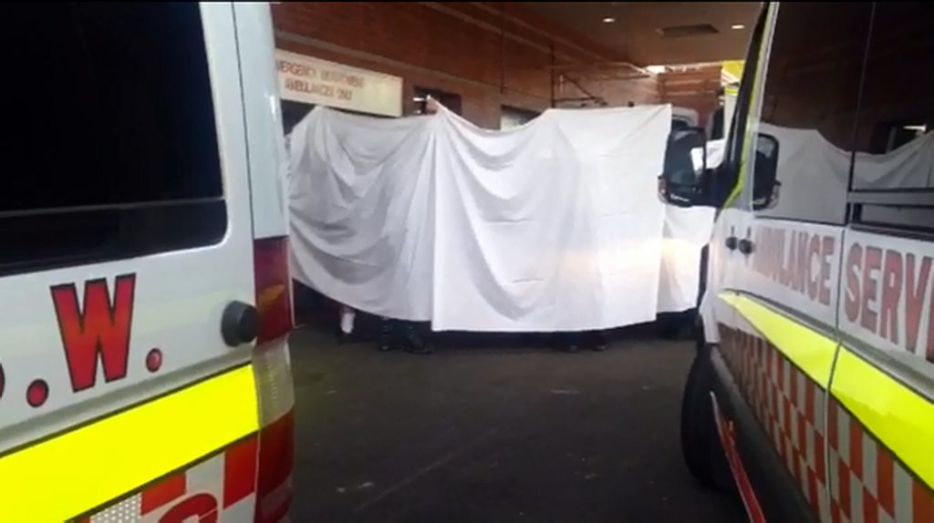 IT took three paramedics, a doctor, and a police officer to help stabilise Craig Ison, 52, following a shark attack at Evans Head. Mr Ison was surfing 100m off Main Beach with Geoff Hill at 6am. Photo: Channel 7 IT took three paramedics, a doctor, and a police officer to help stabilise Craig Ison, 52, following a shark attack at Evans Head. Mr Ison was surfing 100m off Main Beach with Geoff Hill at 6am. Photo: Channel 7