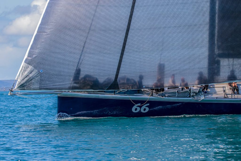 Philip Turner's 66-footer Alive claimed an unopposed line honours victory in the Club Marine Brisbane to Keppel Tropical Yacht Race trophy cabinet. Philip Turner's 66-footer Alive claimed an unopposed line honours victory in the Club Marine Brisbane to Keppel Tropical Yacht Race trophy cabinet.