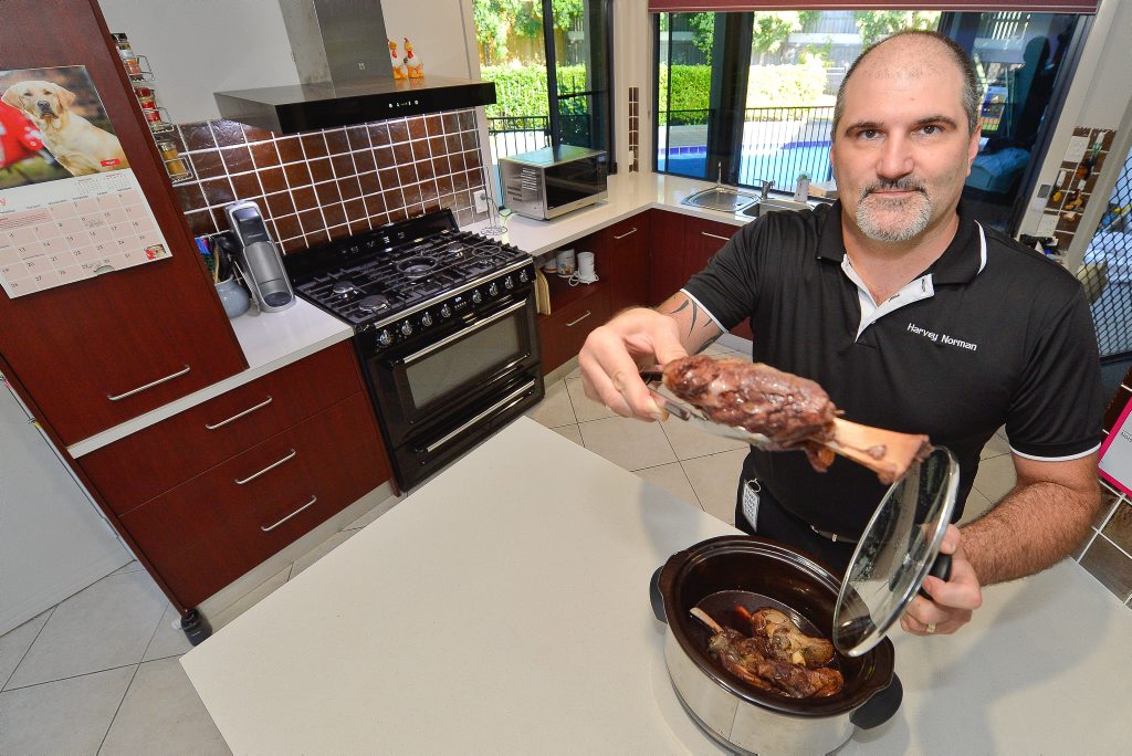 Les Ispanovic's master ot the kitchen at his home. Photo Mike Richards / The Observer Les Ispanovic's master ot the kitchen at his home. Photo Mike Richards / The Observer