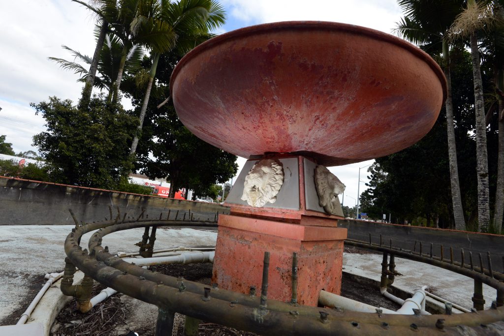 The Lions Fountain at the Lismore City Hall. Photo Cathy Adams / The Northern Star The Lions Fountain at the Lismore City Hall. Photo Cathy Adams / The Northern Star