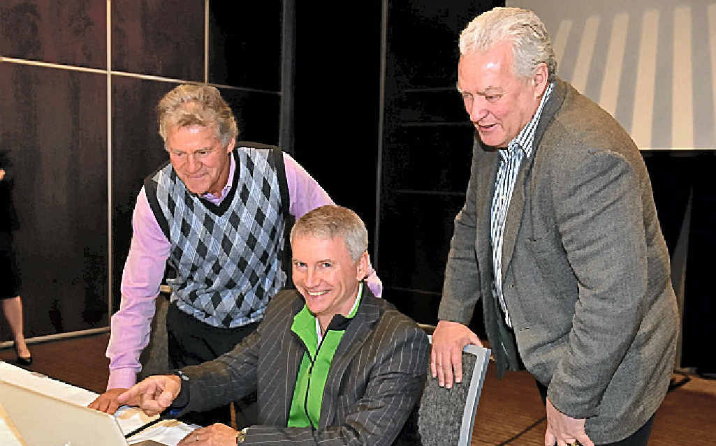 NERA: Frank Pardon, Peter Chenoweth and Tony Riddle. NERA: Frank Pardon, Peter Chenoweth and Tony Riddle.