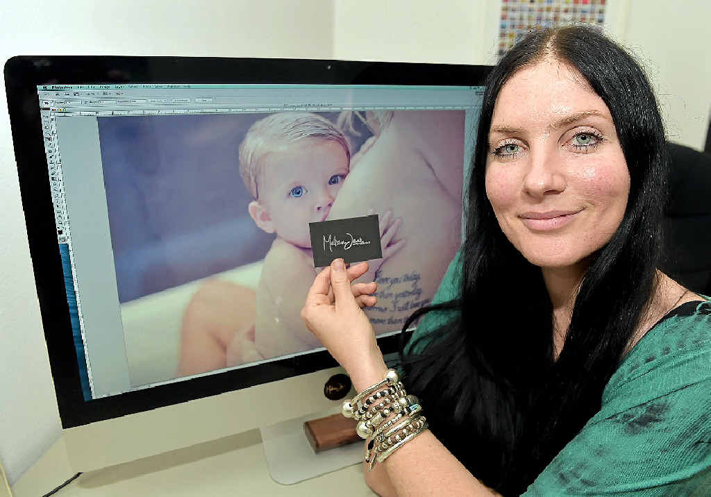 NOT OFFENSIVE: Photographer Melissa Jean Wilbraham is proud of the photos she takes of mums and their bubs and says we have a long way to go to normalise the natural act of breastfeeding. NOT OFFENSIVE: Photographer Melissa Jean Wilbraham is proud of the photos she takes of mums and their bubs and says we have a long way to go to normalise the natural act of breastfeeding.