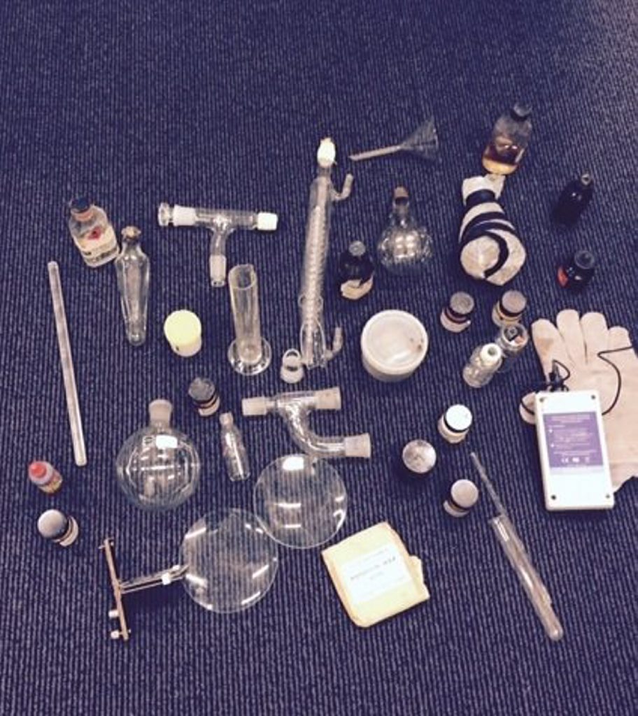 This drug paraphernalia was seized in a raid on a house in Nimbin yesterday. Photo Contributed This drug paraphernalia was seized in a raid on a house in Nimbin yesterday. Photo Contributed