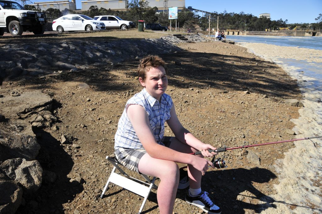 Brandon Butcher, 11, has rekindled his love of fishing in the last six months. Photo Campbell Gellie / The Observer Brandon Butcher, 11, has rekindled his love of fishing in the last six months. Photo Campbell Gellie / The Observer
