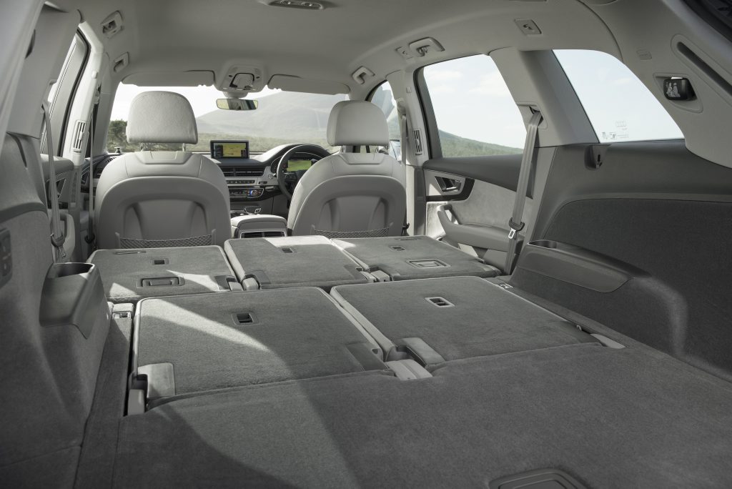 SEVEN SEATS: Folded down offers 1955-litres, while the third row of seats fold up and down at the touch of a button SEVEN SEATS: Folded down offers 1955-litres, while the third row of seats fold up and down at the touch of a button