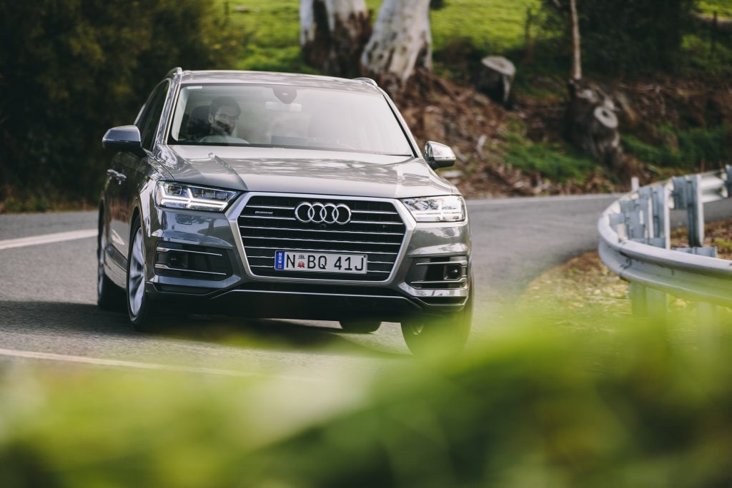 BATTLE READY: Q7 rivals include BMW's X5, Range Rover Sport, Porsche Cayenne, Mercedes GLE and Volvo XC90. BATTLE READY: Q7 rivals include BMW's X5, Range Rover Sport, Porsche Cayenne, Mercedes GLE and Volvo XC90.