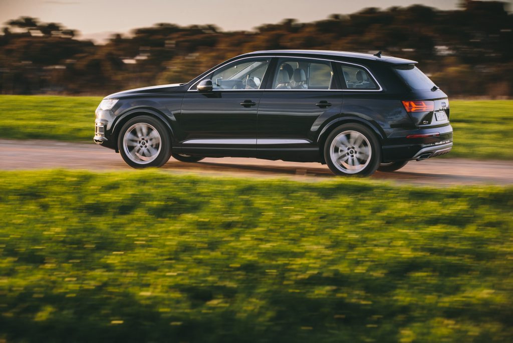 LARGE PACKAGE: The Q7 has always looked a monster on the road, but new variant is actually slightly smaller dimensionally, helping it look more agile than before LARGE PACKAGE: The Q7 has always looked a monster on the road, but new variant is actually slightly smaller dimensionally, helping it look more agile than before