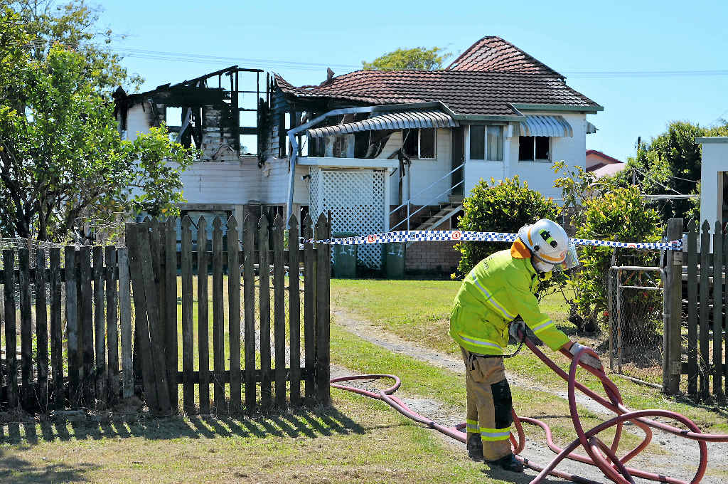 THE REMAINS: Firefighters worked well into the morning yesterday to make the site safe. THE REMAINS: Firefighters worked well into the morning yesterday to make the site safe.