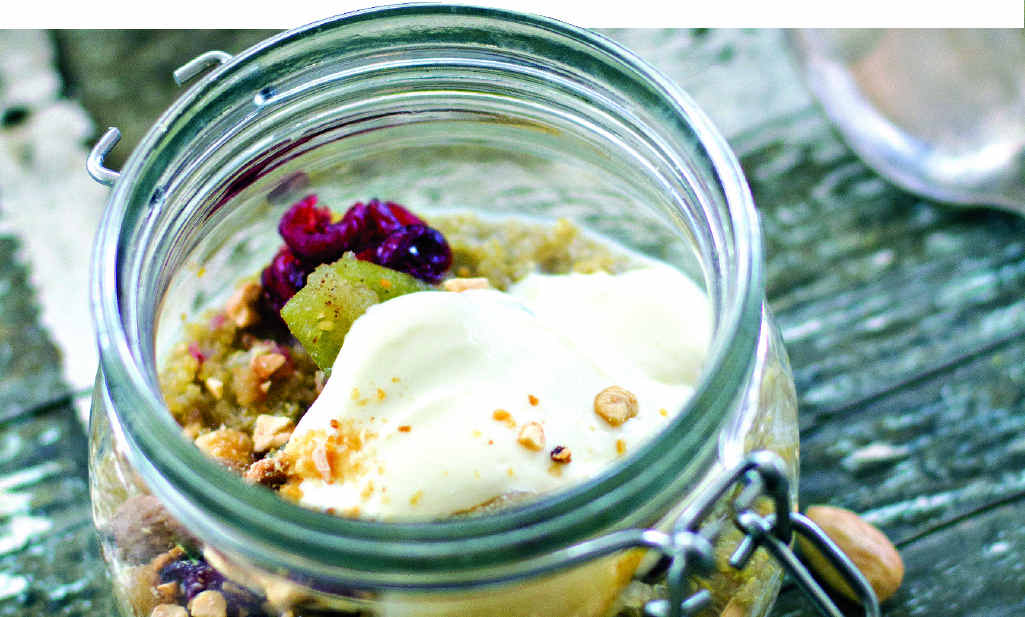 Quinoa bircher is easy to prepare, and you’ll have enough for the week. Quinoa bircher is easy to prepare, and you’ll have enough for the week.