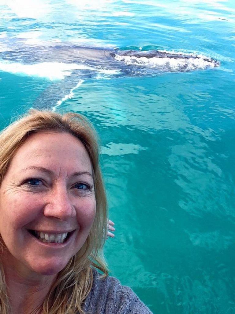 Ruth Geck loved the whale watching tour at Hervey Bay. Photo Contributed Ruth Geck loved the whale watching tour at Hervey Bay. Photo Contributed