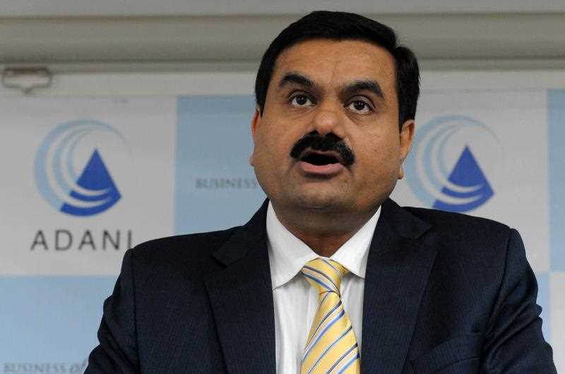 Gautam Adani speaks during a press conference in Ahmedabad. Gautam Adani speaks during a press conference in Ahmedabad.