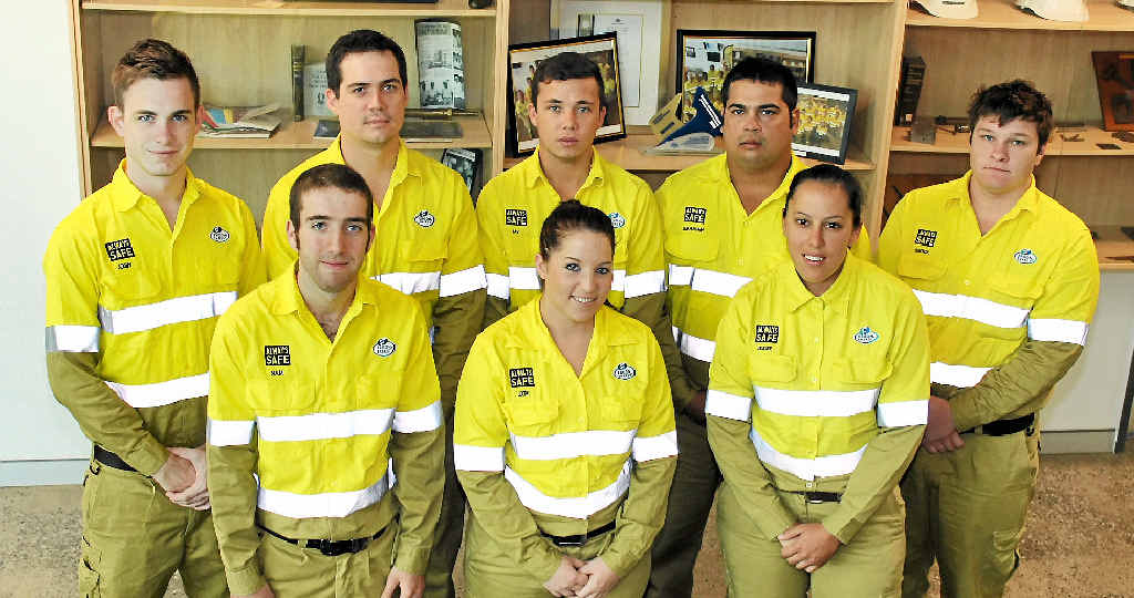 2015 Ergon Rockhampton apprentices Samuel Leeder, Zoe Simpson, Jessica McKenty Joshua Hegarty, Jeffrey Conaghan, Jay Pope, Jeramiah Barney, Brock Bradshaw. 2015 Ergon Rockhampton apprentices Samuel Leeder, Zoe Simpson, Jessica McKenty Joshua Hegarty, Jeffrey Conaghan, Jay Pope, Jeramiah Barney, Brock Bradshaw.