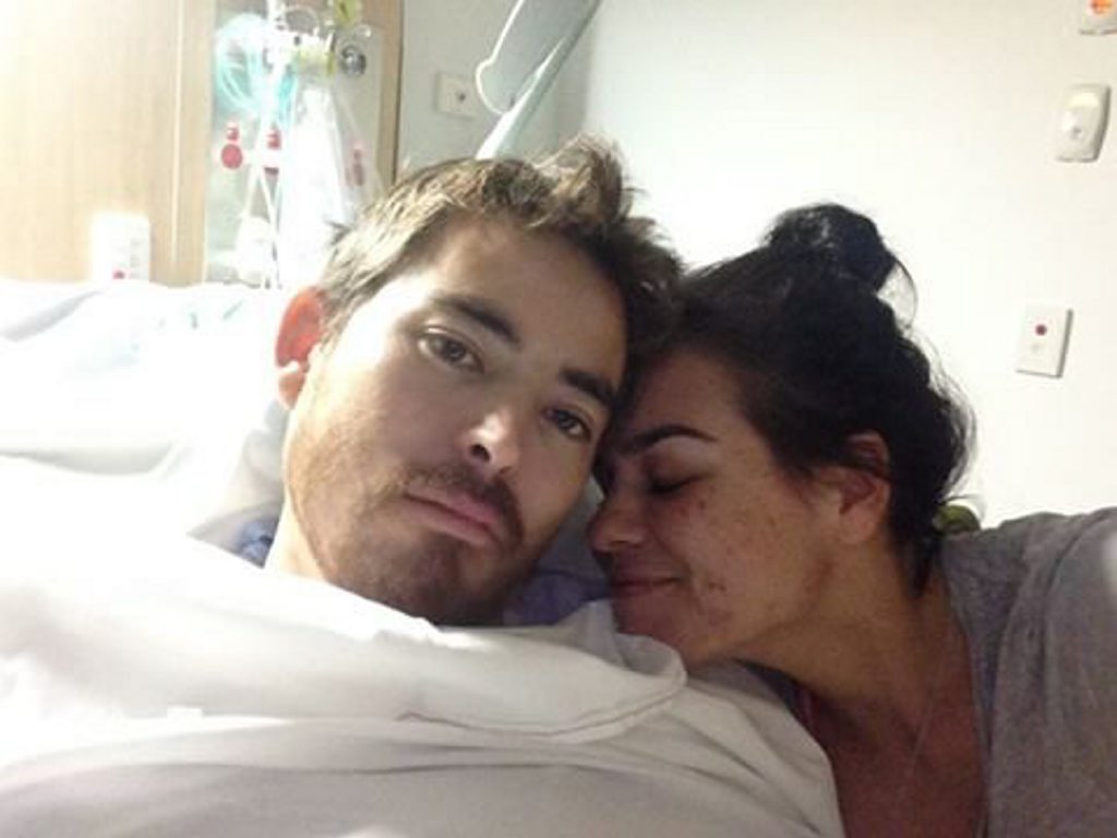 Shark attack victim Mathew Lee and his partner, Suzy Garada. Photo from the Mathew Lee Official Support Facebook page. Photo contributed Shark attack victim Mathew Lee and his partner, Suzy Garada. Photo from the Mathew Lee Official Support Facebook page. Photo contributed