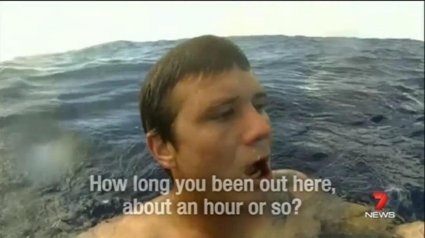 A 30-year-old Yarraman is pulled from the water off Cape Moreton Photo: Seven News
A 30-year-old Yarraman is pulled from the water off Cape Moreton Photo: Seven News