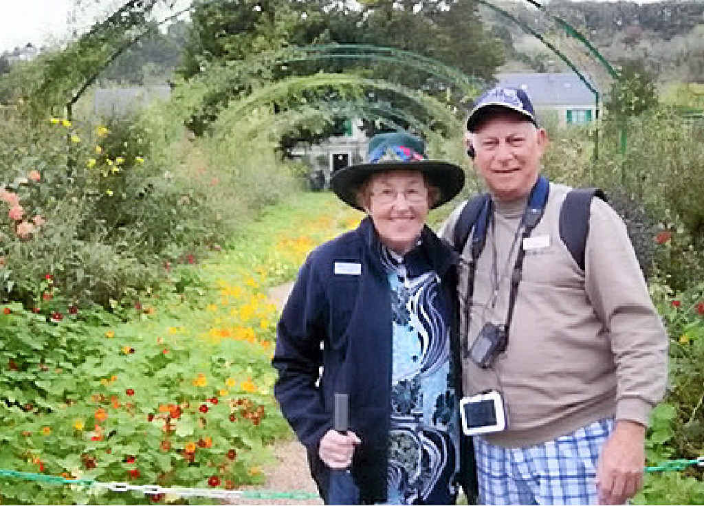 SPECIAL SHOT: Graham and Colleen Young enjoy the sights of Monet’s Garden during a Scenic River Seine cruise in October, 2014.