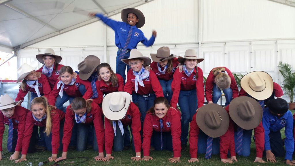 WHIP CRACKERS: The Saint Mary's whip cracking team at the Ekka. WHIP CRACKERS: The Saint Mary's whip cracking team at the Ekka.