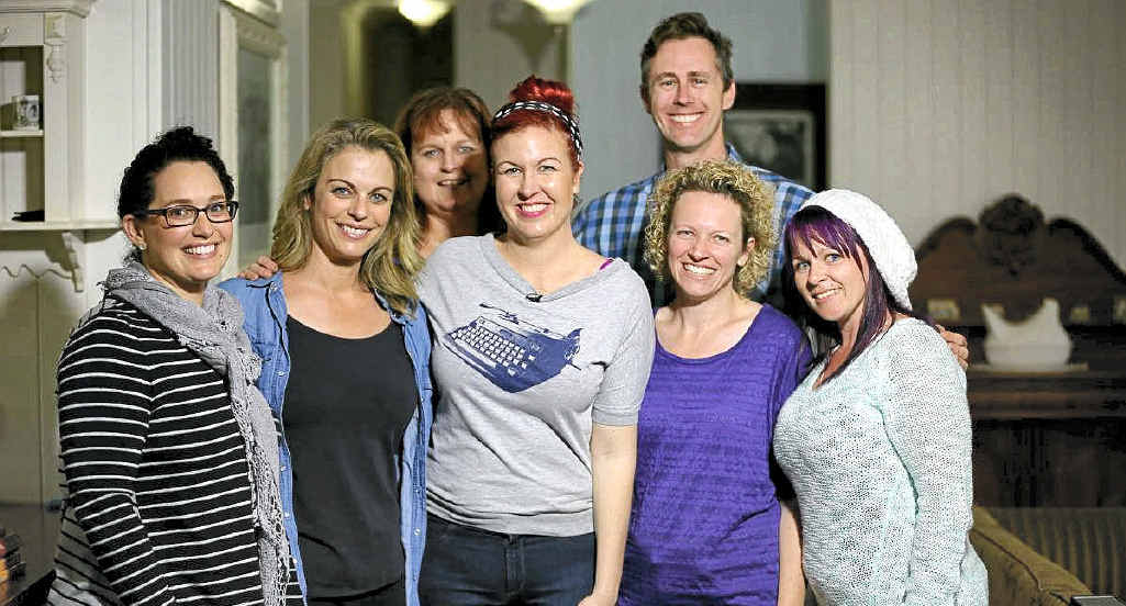 Jody Allen (centre) and husband Brendan with some of the members of their Stay At Home Mum team, who all work from Jody and Brendan’s home in Pie Creek, near Gympie. Jody Allen (centre) and husband Brendan with some of the members of their Stay At Home Mum team, who all work from Jody and Brendan’s home in Pie Creek, near Gympie.