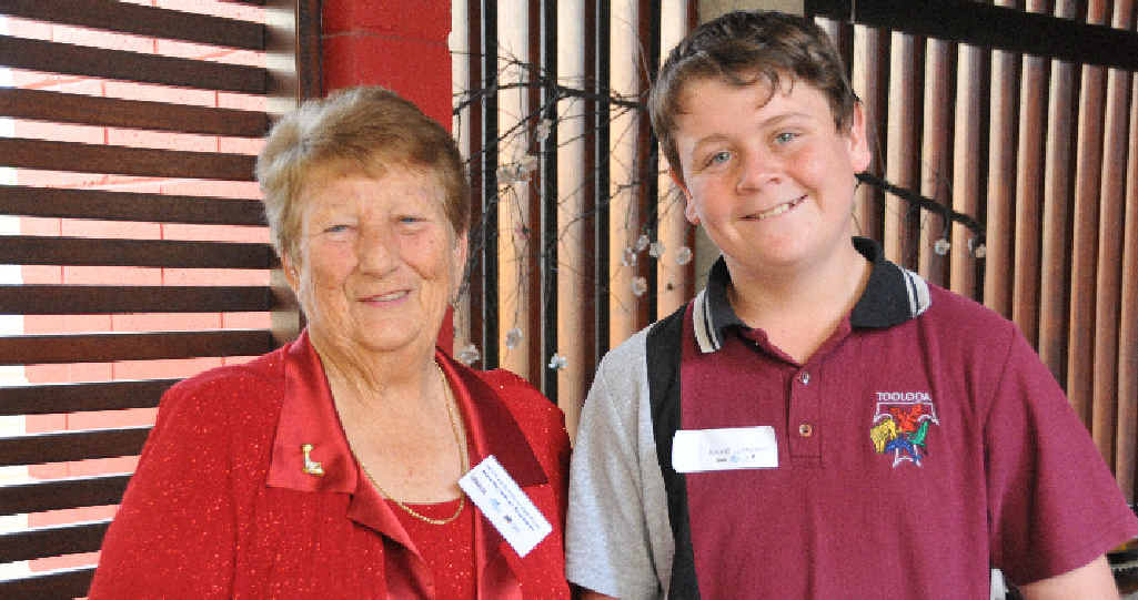 TEAMWORK: Beverly Emmerson and Jacob Lumsden working together on the Our Priceless Past feature. TEAMWORK: Beverly Emmerson and Jacob Lumsden working together on the Our Priceless Past feature.