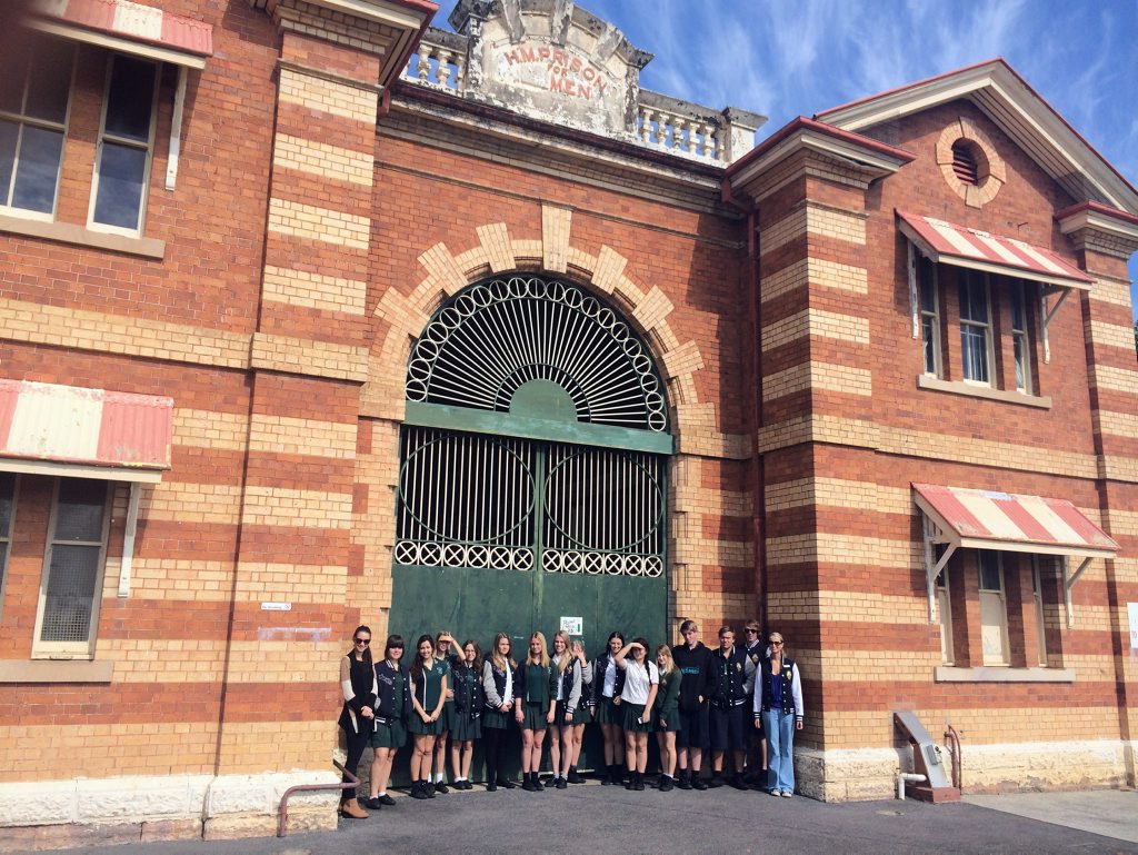 Noosa District State High School students recently visited Boggo Road Gaol.