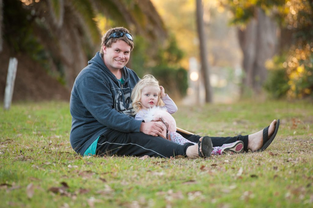 Ryan Crouch, with his daughter Harmony, is hoping to bring Ryan’s youngest daughter Lilli home to Coffs Harbour. Ryan Crouch, with his daughter Harmony, is hoping to bring Ryan’s youngest daughter Lilli home to Coffs Harbour.