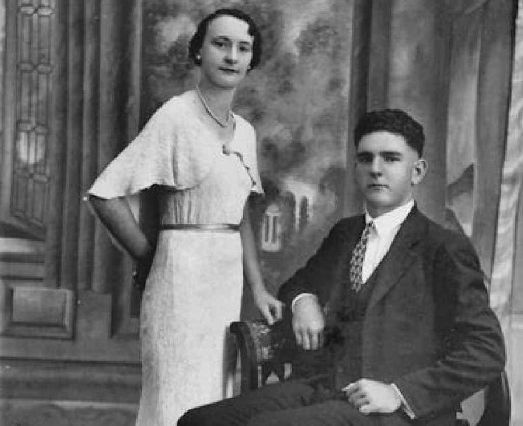 Florence with her husband Noel. Florence with her husband Noel.