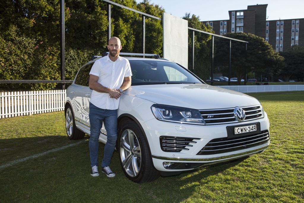 VW MAN: Jarrad McVeigh of Sydney Swans and his Touareg R-Line SUV VW MAN: Jarrad McVeigh of Sydney Swans and his Touareg R-Line SUV
