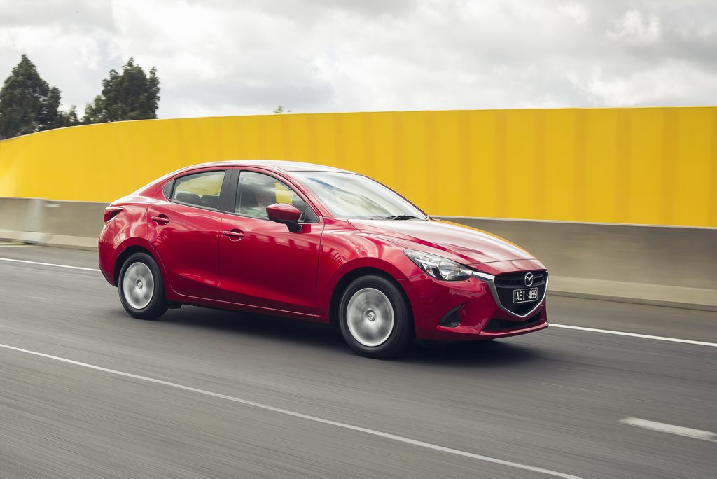 2015 Mazda2 Sedan. Photo: Contributed 2015 Mazda2 Sedan. Photo: Contributed