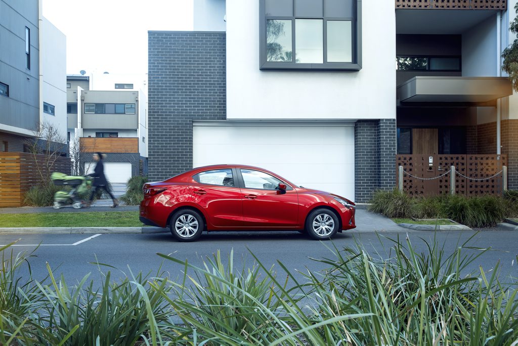 2015 Mazda2 Sedan. Photo: Contributed 2015 Mazda2 Sedan. Photo: Contributed
