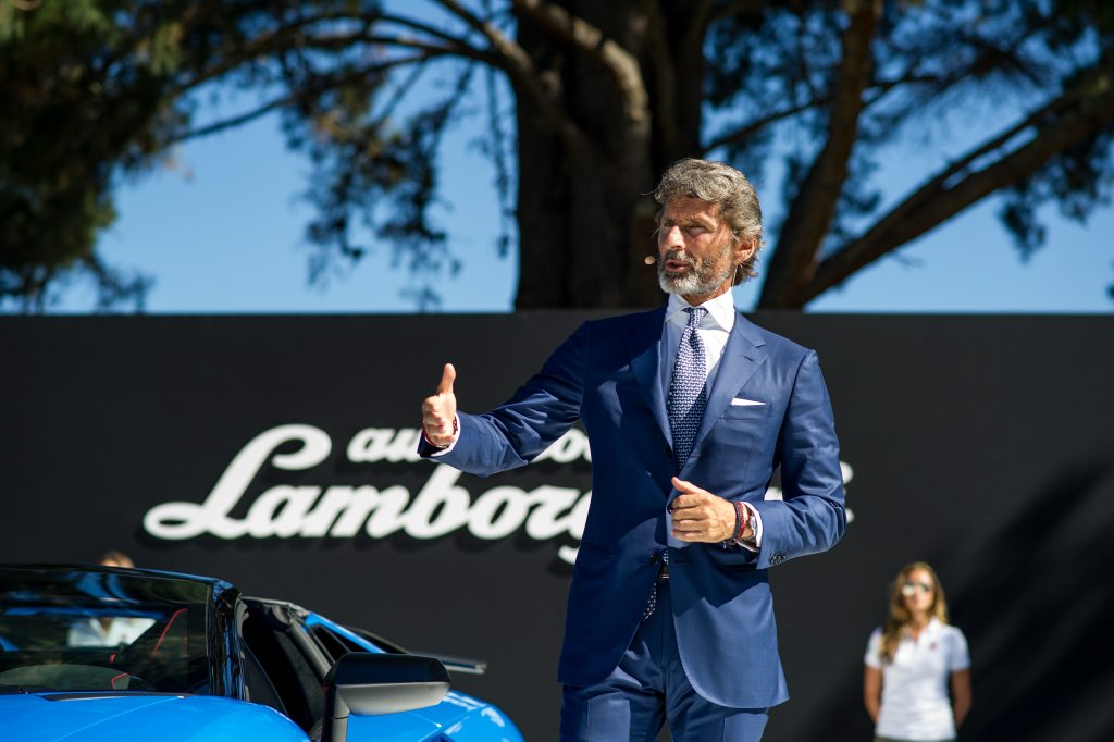 Stephan Winkelmann, President and CEO of Automobili Lamborghini, at the launch of the Lamborghini Aventador LP 750-4 Superveloce Roadster. Photo: Contributed Stephan Winkelmann, President and CEO of Automobili Lamborghini, at the launch of the Lamborghini Aventador LP 750-4 Superveloce Roadster. Photo: Contributed