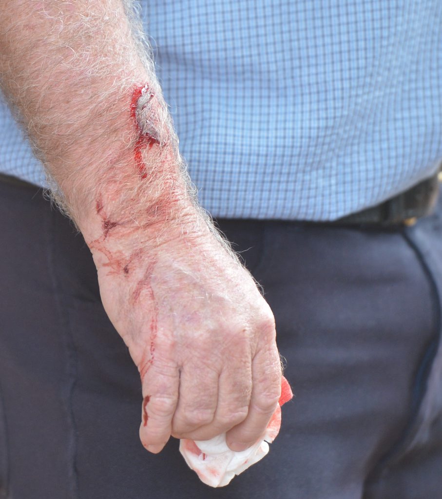 Attempted Robbery at Goodyear Jewellers in Mary St today. Photo Craig Warhurst/ The Gympie Times Attempted Robbery at Goodyear Jewellers in Mary St today. Photo Craig Warhurst/ The Gympie Times
