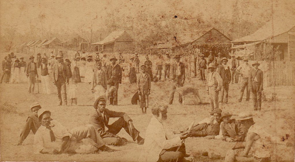 Historic images of Deebing Creek Mission.