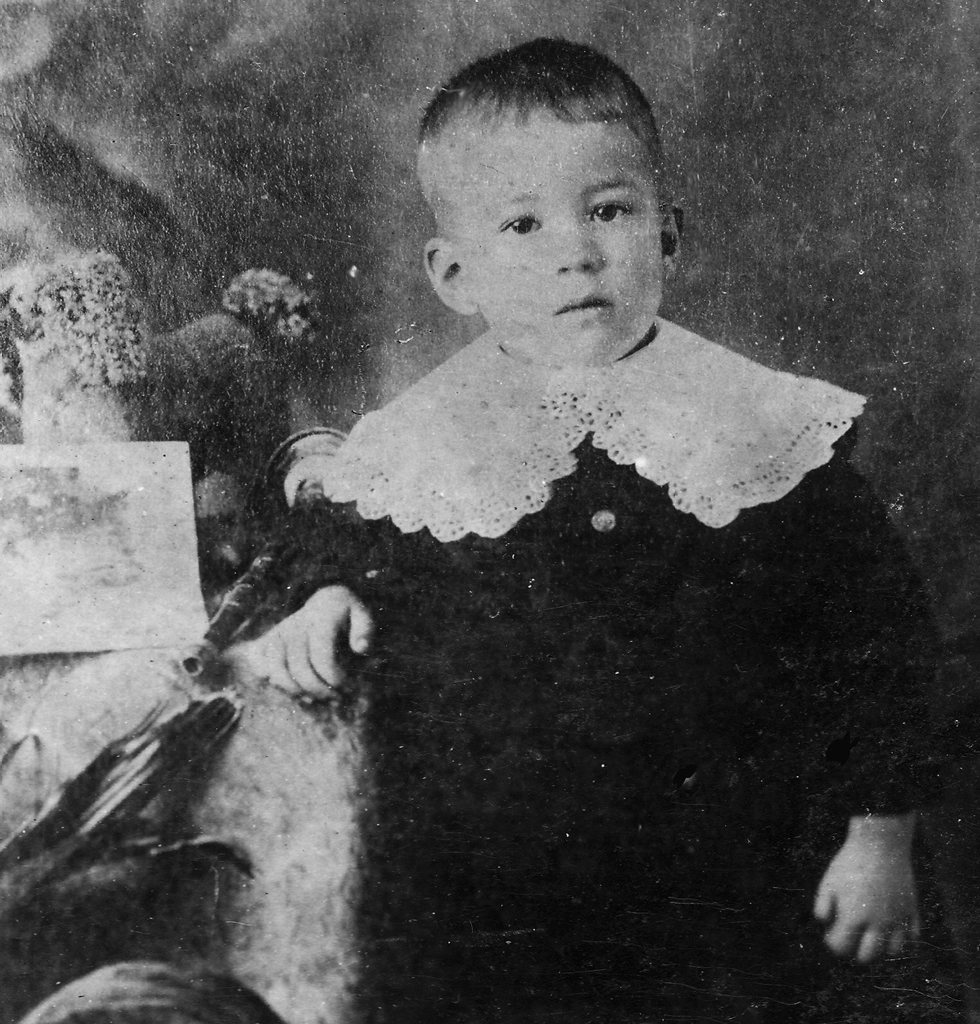 Old images of the Deebing Creek Mission. Gordon Ivins at 2 years of age. Photo: Contributed