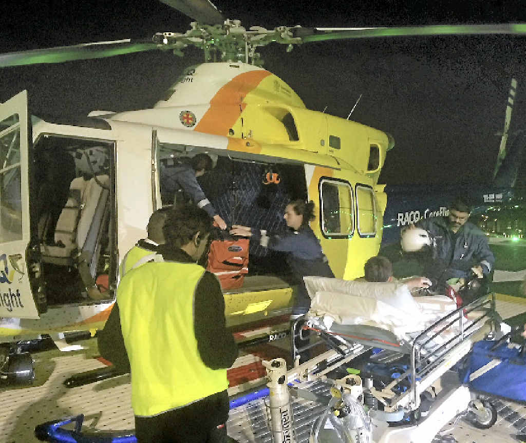 MEDIVAC RESCUE: An 11-year-old boy was flown from Maryborough to Lady Cilento Hospital in Brisbane. MEDIVAC RESCUE: An 11-year-old boy was flown from Maryborough to Lady Cilento Hospital in Brisbane.