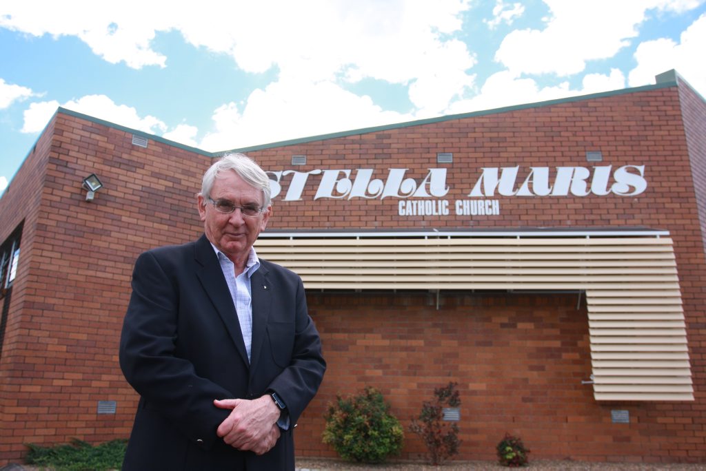 Maroochydore's Stella Maris Catholic Church priest Father Joe Duffy says the Maroochydore mosque next door deserves a fair go. Maroochydore's Stella Maris Catholic Church priest Father Joe Duffy says the Maroochydore mosque next door deserves a fair go.